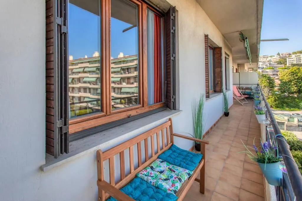 L45 Suite St Marguerite Sea View/ Balcon, Parking Wifi Nizza 0*,  Francia