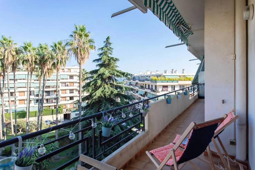 L45 Suite St Marguerite Sea View/ Balcon, Parking Wifi Nice France