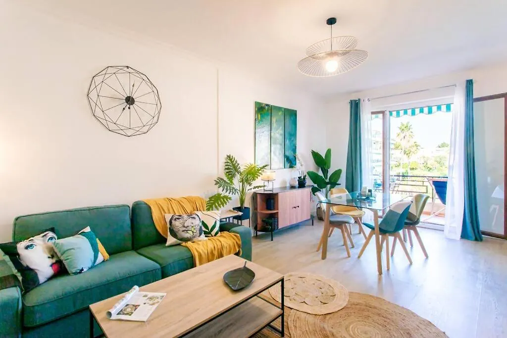 Appartement L45 Suite St Marguerite Sea View/ Balcon, Parking Wifi Nice France